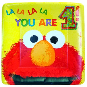 Sesame Street 1st Birthday Lunch Plate